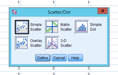 Chose Simple Scatter
